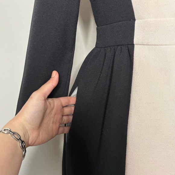 Kate Spade Tillie Cream & Black Colorblock Sheath Dress, size 8 - Picture 10 of 13